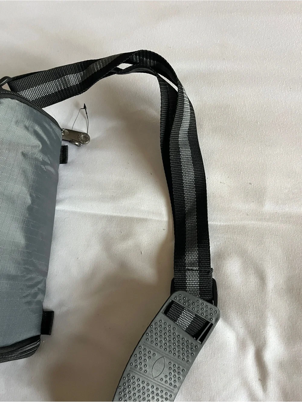 Dish Network Black Gray Insulated Lunch Bag Cooler Adjustable Strap Pockets